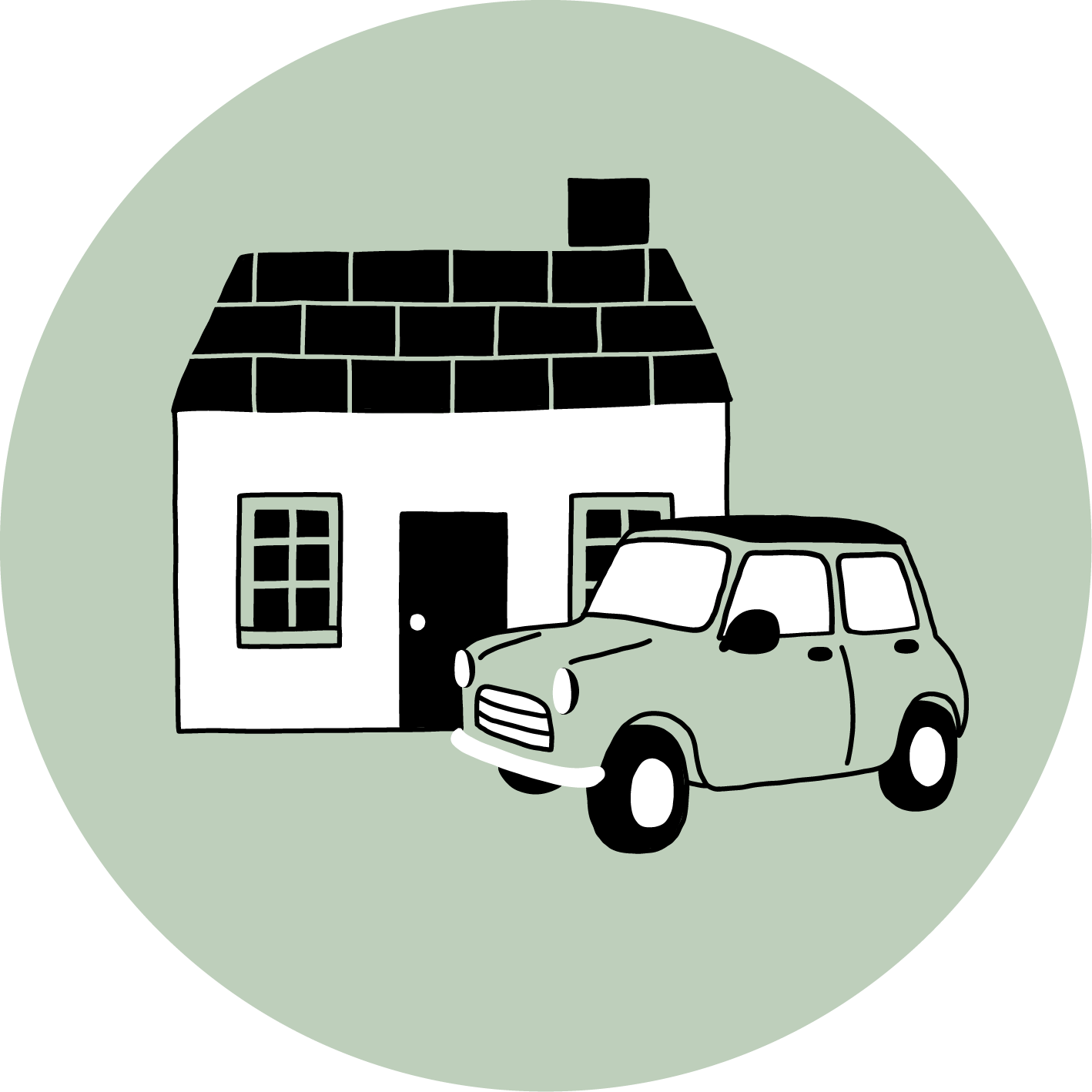 独立した建物・駐車場